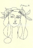 Picasso, Pablo - Portrt Francoise Gilot